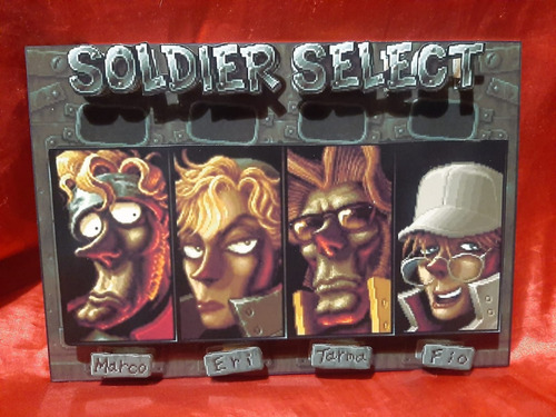 Cuadros De Madera Grandes 3d Metal Slug 4