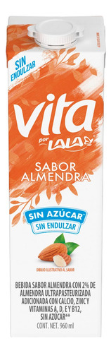Pack De Bebida Vegetal Almendra Sin Azúcar 12 Pzas Lala