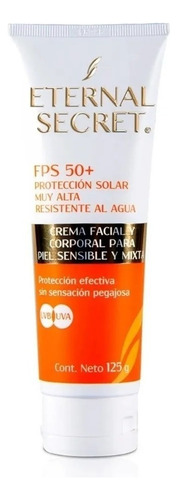 Bloqueador Solar Eternal Secret Fps 50 Proteccion Alta 125g