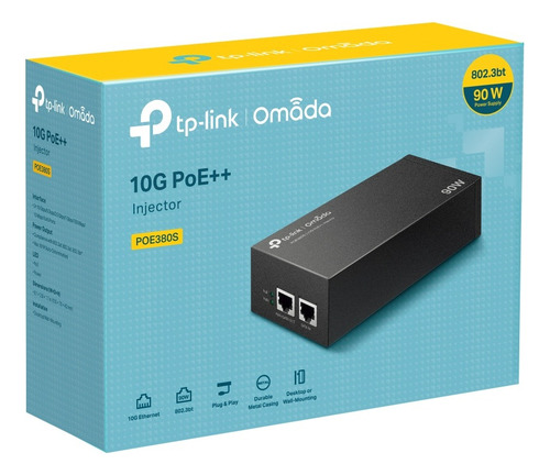 Tp-link Poe380s, Inyector 2 Puertos Poe++ Omada