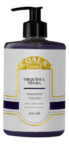 Sabonete Líquido Orquídea 500ml Coala Suavidade E Frescor