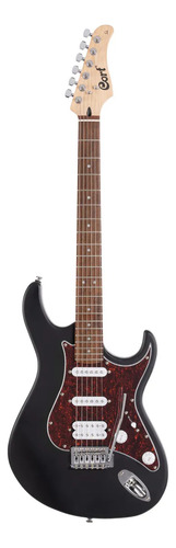 Guitarra Cort Stratocaster G110 Opbk Open Pore Black Preto