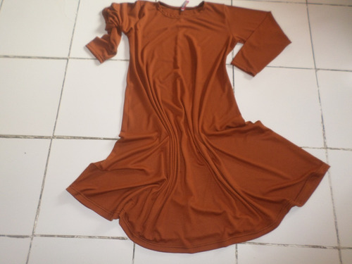 Imagen 4 de 8 de Vestido Super Evasè Lanilla Manga Larga