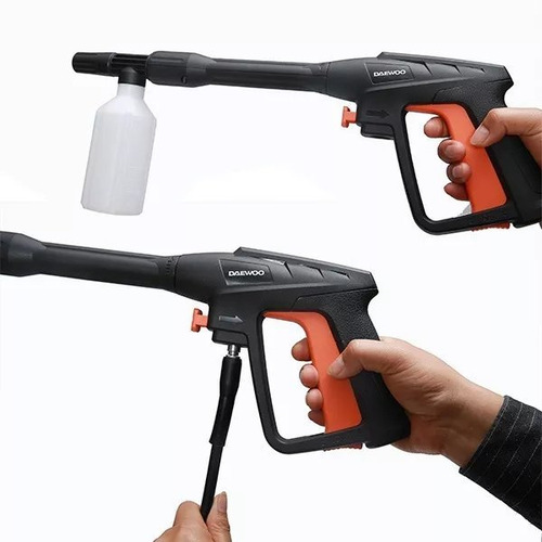 Hidrolavadora eléctrica Daewoo Eco DAX1130 naranja y negra de 1200W con 105bar de presión máxima 110V/240V - 50Hz/60Hz