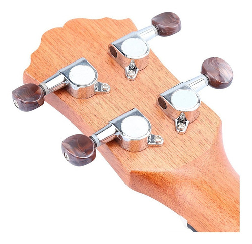 Imagen 8 de 10 de Ukelele Soprano Fzone Fzu-06 Caoba Cuerdas Aquila