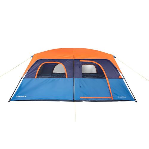 Imagen 4 de 8 de Carpa Familiar El Capitan X 10 Personas - 3000mm, 2 Puertas Color Azul