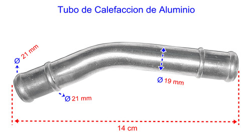 Tubo Calefaccion De Aluminio