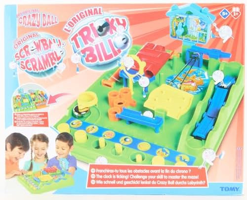 Tomy Games Screwball Scramble Marble Run Juego Para Niños -