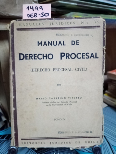 Manual De Derecho Procesal // Casarino Viterbo, Mario C10