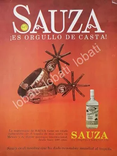 Cartel Retro Tequila Sauza 100 Aniversario V346