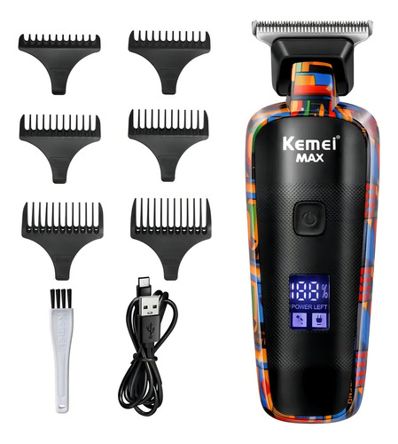 Máquina Kemei Digital Km-max5090 Acabamento Sem Fio Bivolt