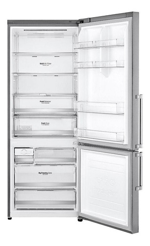 Refrigerador Smart LG Botton Freezer 451 Litros 220v Inox