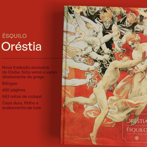 Oréstia - Frete Grátis - Clube De Literatura Clássica