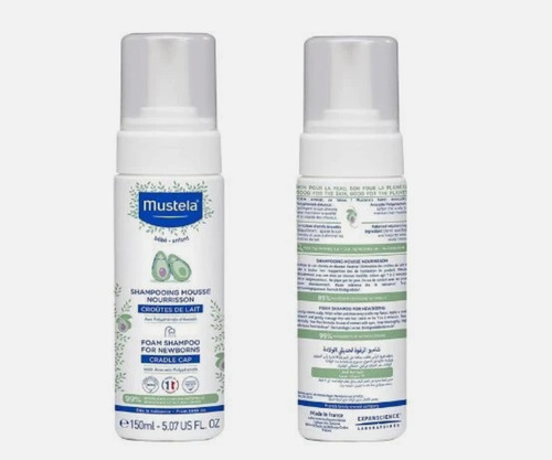 2 Productos Mustela, Shampoo Bebe Y Crema Cradle Cap