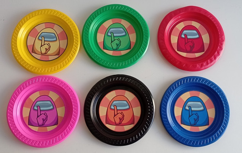 Imagen 1 de 9 de Platos Personalizados Para Cumpleaños
