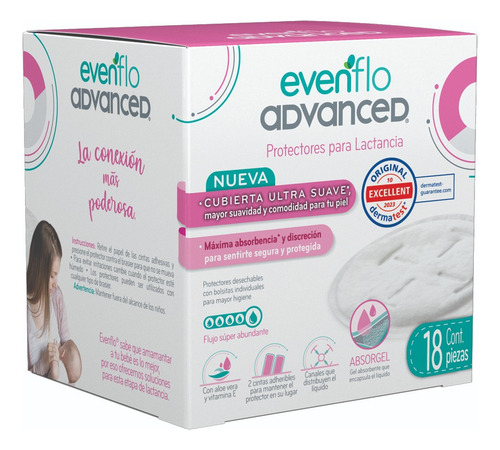 Protectores Para Lactancia Evenflo 18 Piezas
