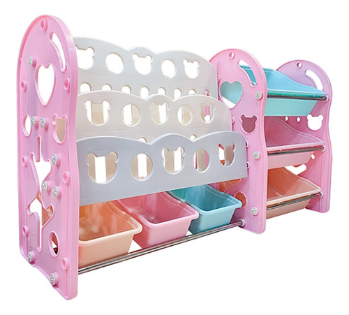 Organizador Librero (multifuncional) Para Niños Rosado 4371