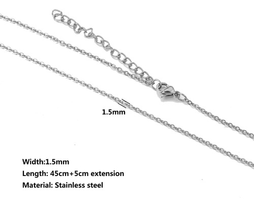 Cadena Ondulada De Acero Inoxidable Con Cadena Para Clavícul