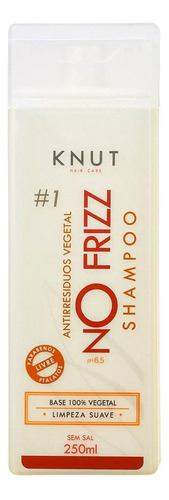 Shampoo Knut No Frizz Antirresiduos 250ml