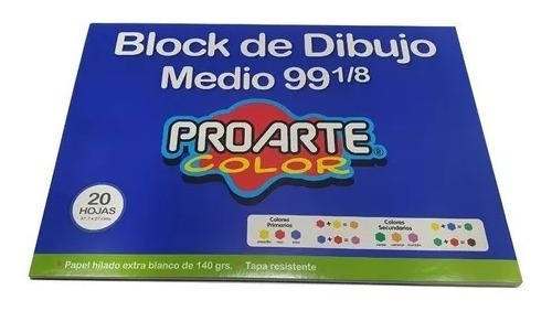 Block De Dibujo Medio Proarte 99 1/8