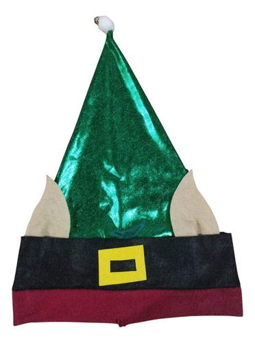 1 Gorro De Duende Gorro Navideño Duende Liso