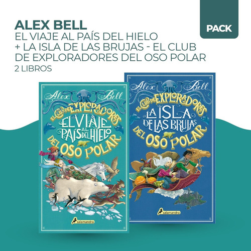 Viaje Al Pais Del Hielo + Isla De Las Brujas - 2 Libros - Be