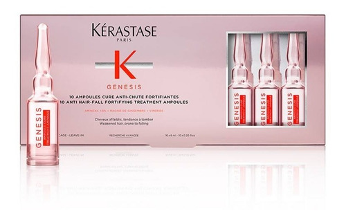 Kerastase Genesis Ampolletas Anticaida Fortifiant 10x6ml C/u