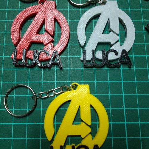 Avengers Logo Llaveros  Souvenirs Cumpleaños
