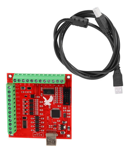 - Placa De Conexión Cnc Usb Mach3 De 100 Khz, Interfaz