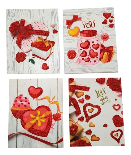 128 Tarjetas Dia Del Amor Amistad San Valentin Flores
