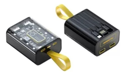 Cargador Portátil De 10000 Mah Treqa Con Linterna Led 4 En 1