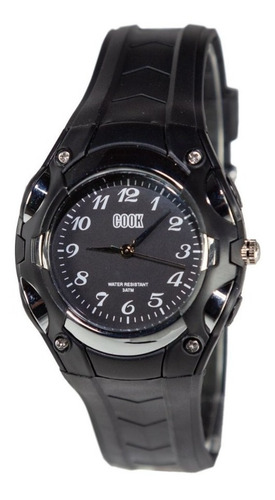 Reloj John L. Cook Mujer Niña/o 9489/90/1/2/3 Malla Negro-blanco
