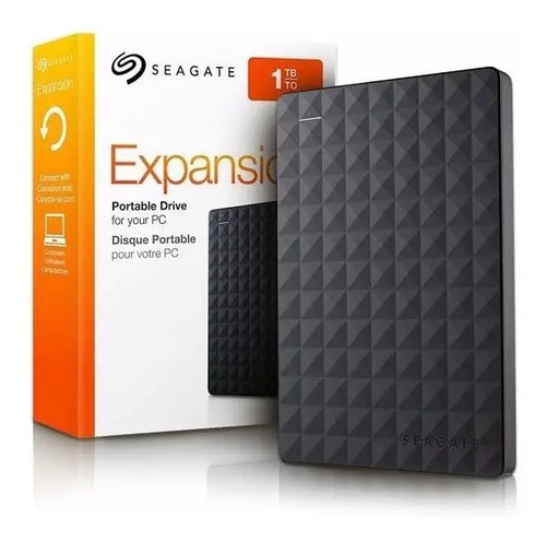 Hd Externo Portátil Seagate Expansion 1tb Usb 3.0 Preto