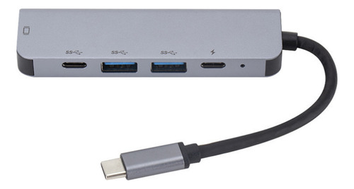 Hub Tipo C 5 Em 1 Hdmi 4k Hd Pd Transmissor De Alta Velocida