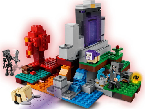 Imagen 5 de 7 de Lego® Minecraft - El Portal En Ruinas (21172) Cantidad de piezas 316