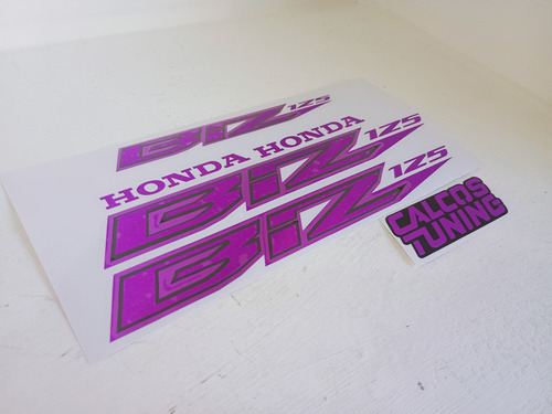 Calco Honda Biz 125 Violeta Cromada