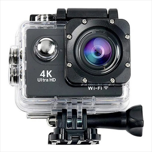 Camara 4k Deportiva Wifi Sumergible 30mt Sports Casco Moto