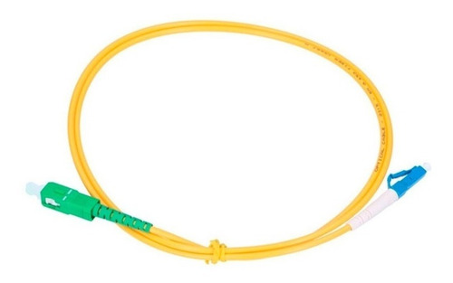 Imagen 1 de 10 de Cable Glc Patchcord Fibraóptica 2mts Simplex Sc Apc-lc Pc