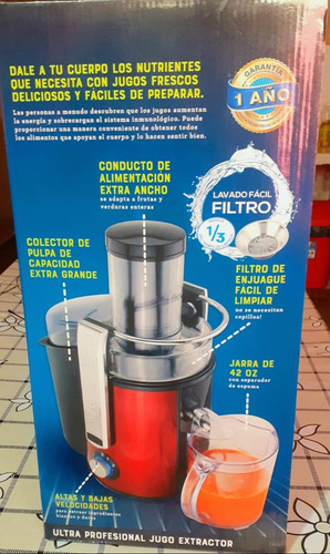 Extractor De Jugo Morley Ultra Profesional Power 2500w Verde Musgo