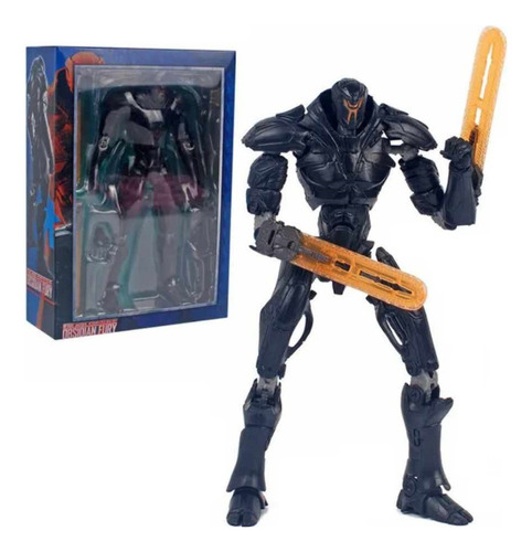 Figura Robot Pelicula Titanes Del Pacifico 3 Furia Obsidiana (Reacondicionado)