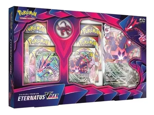 Pokémon tcg: Box Coleção Premium - Eternatus vmax na Americanas Empresas