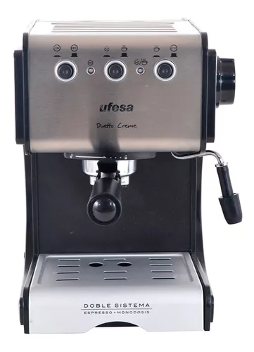 Cafetera Expresso Ufesa CE7141 Express Duetto Creme, Cafeteras express