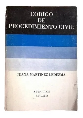 Codigo De Procedimiento Civil Juana Martinez Ledezma  F6