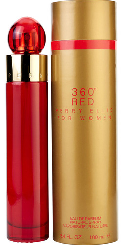 Perfume En Aerosol Perry Ellis 360 Red, 100 Ml