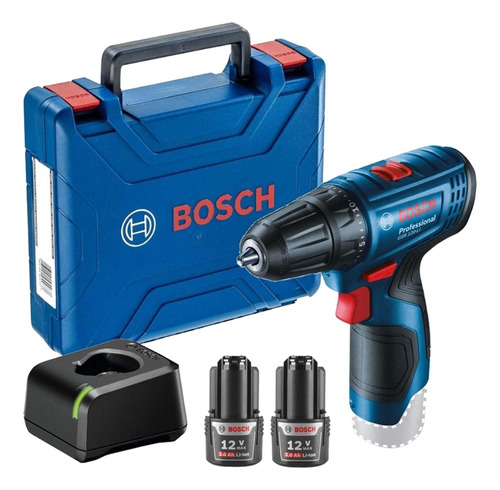 Taladro Atornillador Inalámbrico Bosch Gsr 120-li + 2 Bat