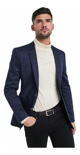 Saco Blazer Elastizado Slim Fit Elegante Sport Hombre