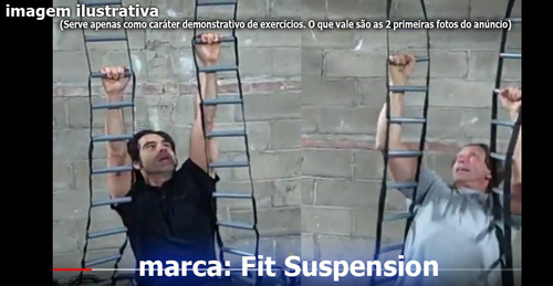 Imagem 6 de 10 de Escada De Suspensão Fit Suspension Tipo Trx Treino De Força