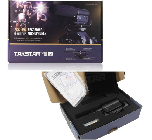 Microfono Takstar Sgc598 Tpo Shot Gun Para Canon Sony + W01
