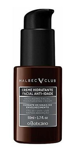 Hidratante Facial - Boticario - Linha Malbec (club) - Creme 