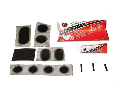 Parches Bicicleta Moto Precurex Kit Pxe1-35